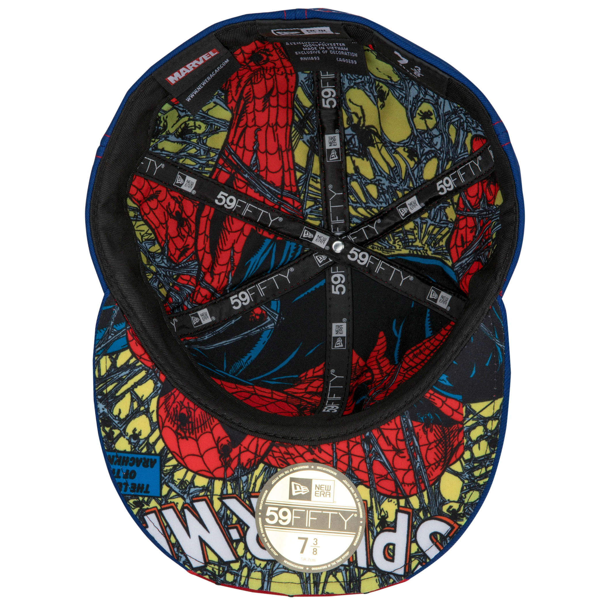 Spider-Man Peter Parker Character Armor New Era 59Fifty Fitted Hat - Limited Edition